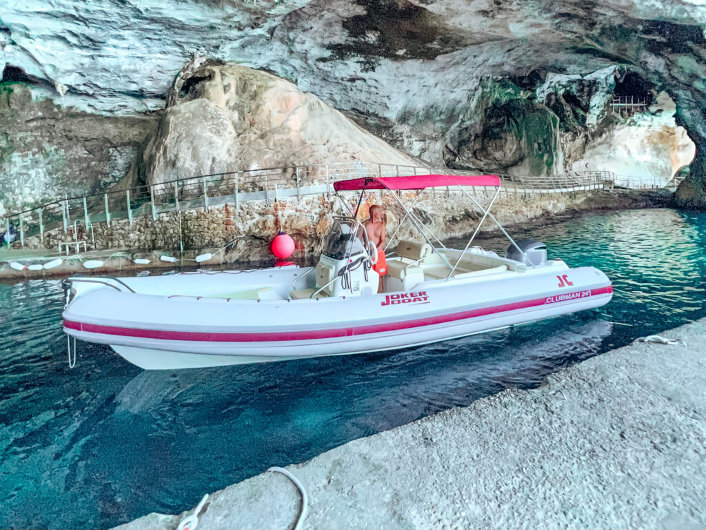 Our Boat from the Boat tour from cala gonone