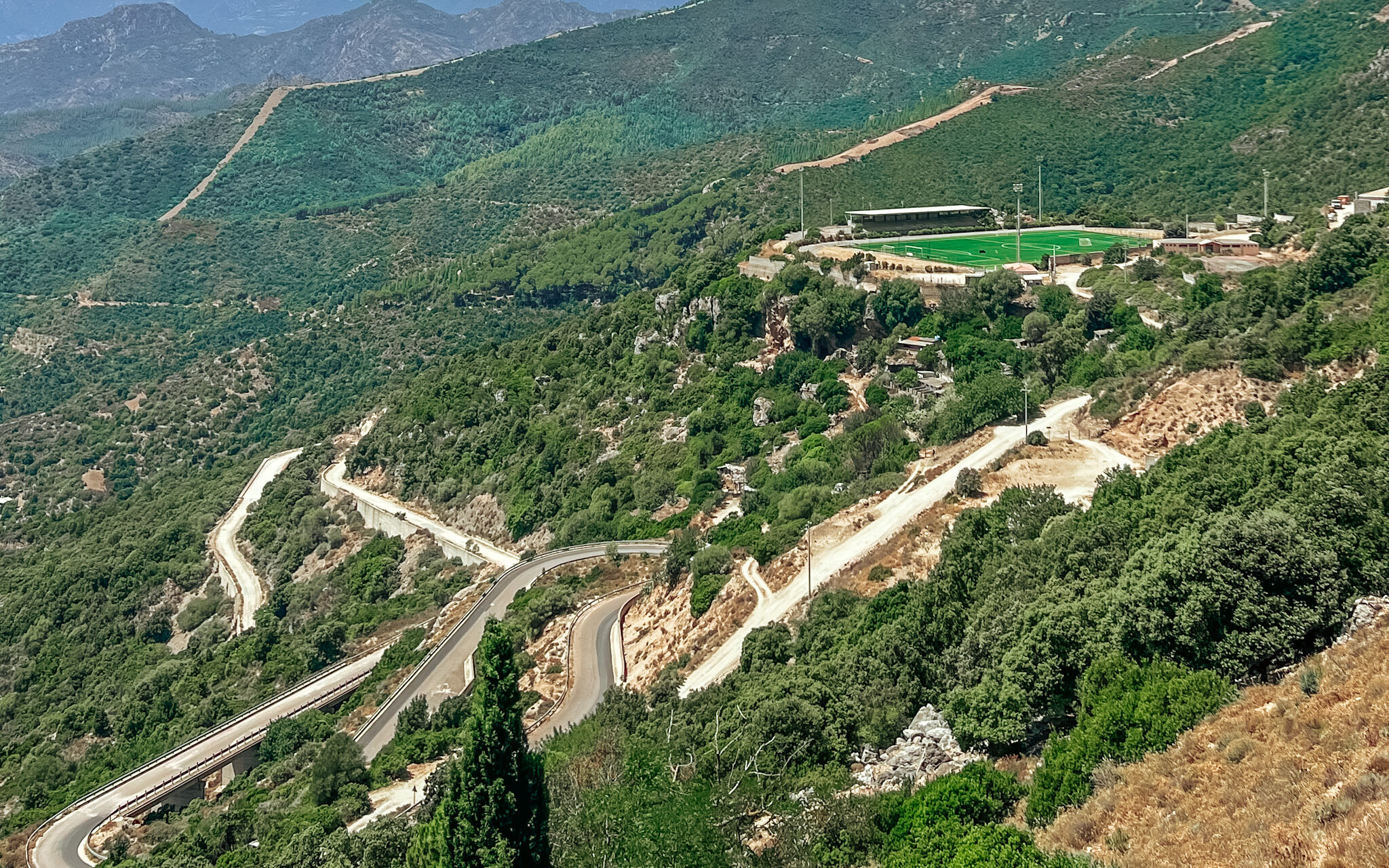 View from Baunei, Italy