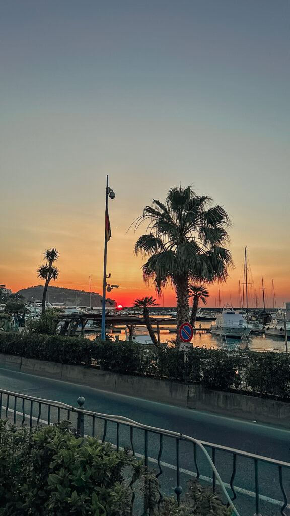 Sunset in Ischia