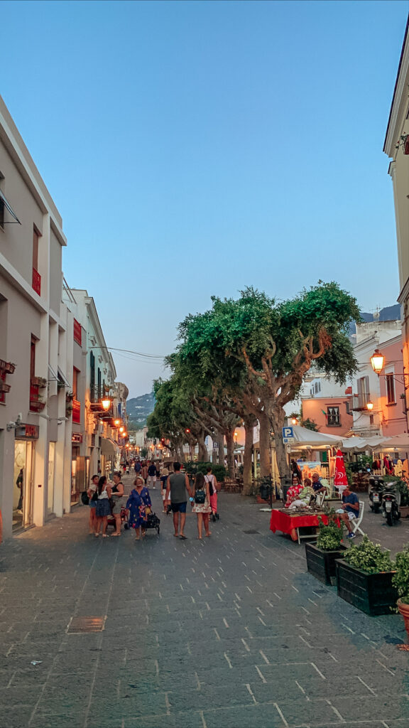 streets in ischia