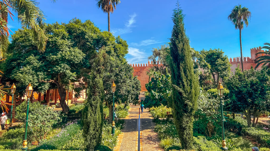 Garden of the Kasbah of the Oudayas
